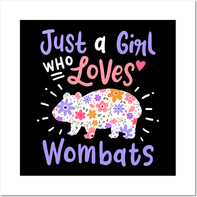 Wombat Australian Australia Wombat Lover Wall Art by KAWAIITEE